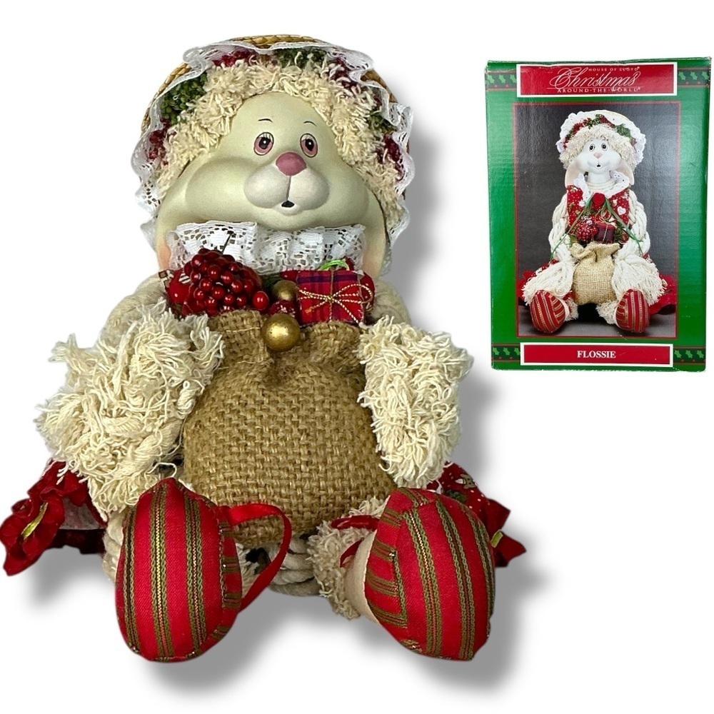 House of Lloyd Flossie Christmas Shelf Sitter Around the World 541736 Vintage